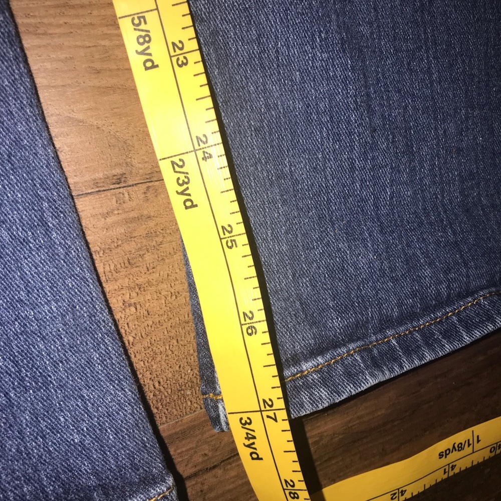OLD NAVY JEANS SIZE 10 Classic Straight Leg Blue Jeans Boot cut flare - Picture 6 of 12